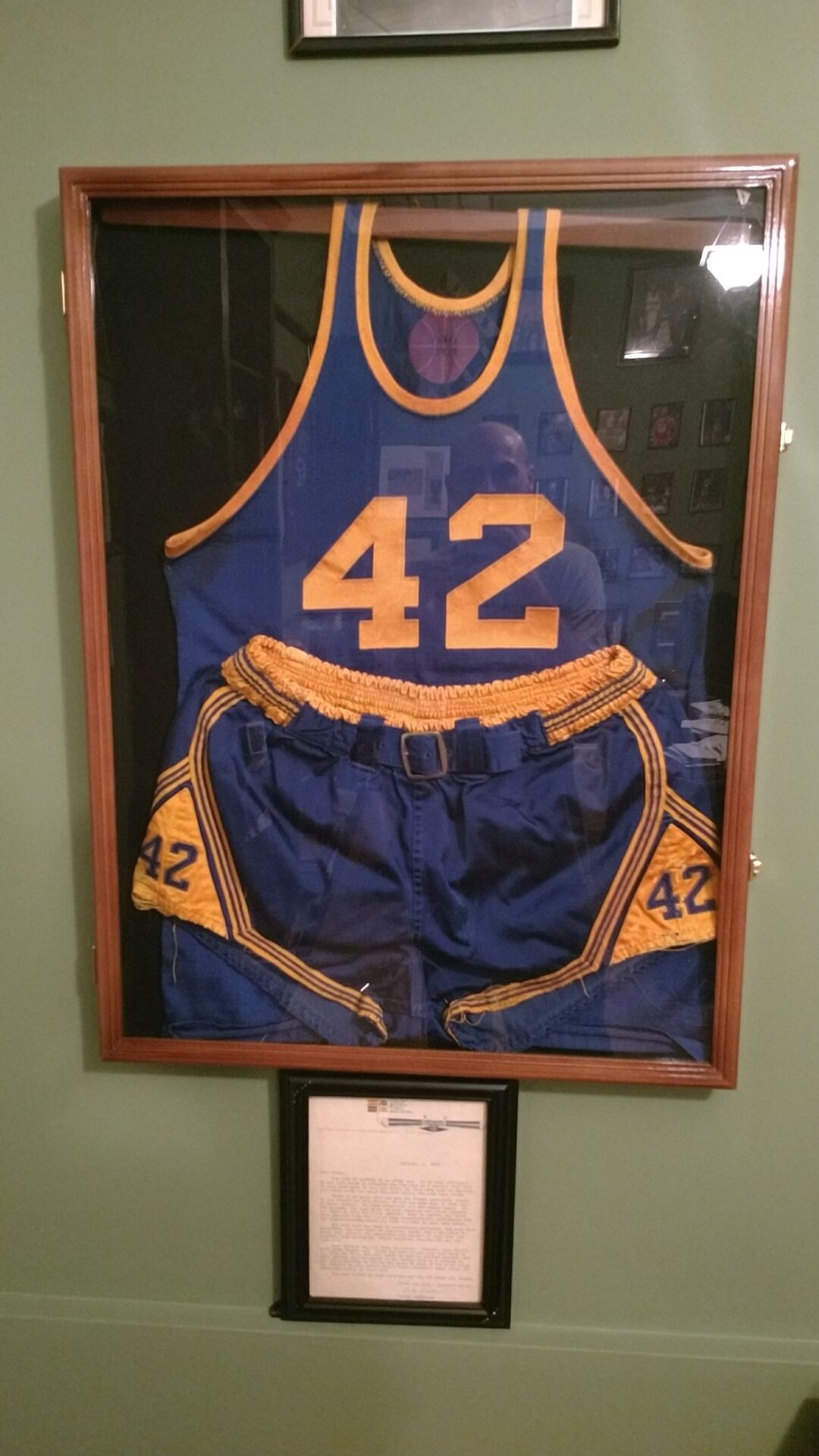 Chris Ford's Holy Spirit uniform
